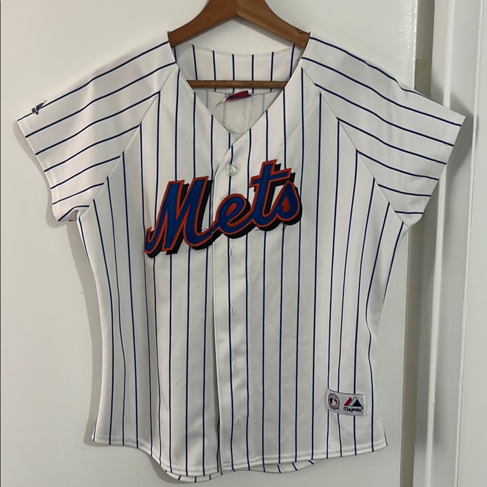 Mets Striped Baseball Jersey